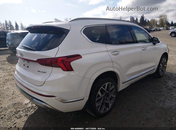 5NMS5DAL0NH447140 2022 HYUNDAI SANTA FE CALLIGRAPHY White Tył prawy