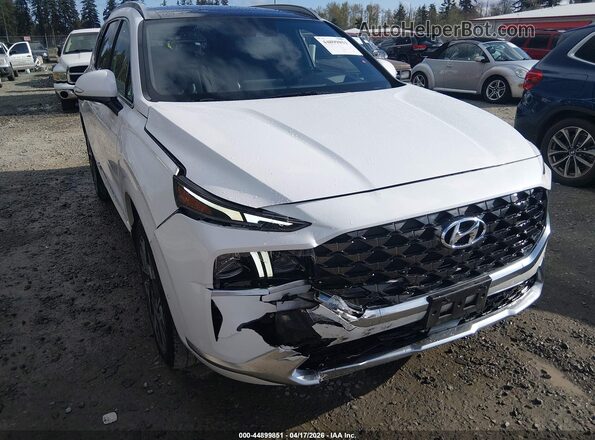 5NMS5DAL0NH447140 2022 HYUNDAI SANTA FE CALLIGRAPHY White Widok z przodu