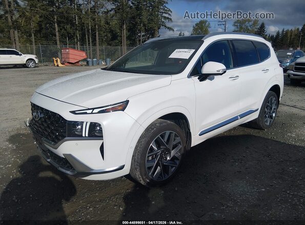 5NMS5DAL0NH447140 2022 HYUNDAI SANTA FE CALLIGRAPHY White Przód lewy