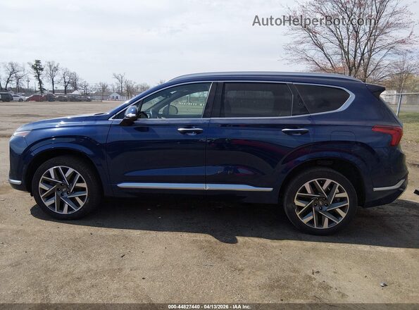 5NMS5DAL1MH367411 2021 HYUNDAI SANTA FE CALLIGRAPHY Blue Панорамний вид салону 360°