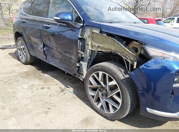 5NMS5DAL1MH367411 2021 HYUNDAI SANTA FE CALLIGRAPHY Blue Вид спереду