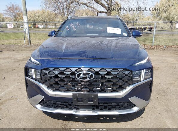 5NMS5DAL1MH367411 2021 HYUNDAI SANTA FE CALLIGRAPHY Blue Вид щитка приладів
