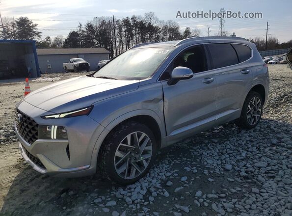 5NMS5DAL1PH617685 2023 HYUNDAI SANTA FE CALLIGRAPHY Silver Передня ліва чверть