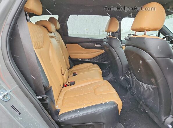 5NMS5DAL4MH360436 2021 HYUNDAI SANTA FE CALLIGRAPHY Gray Widok tylnych siedzeń