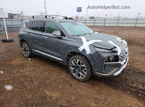 5NMS5DAL4MH360436 2021 HYUNDAI SANTA FE CALLIGRAPHY Gray Przód prawy
