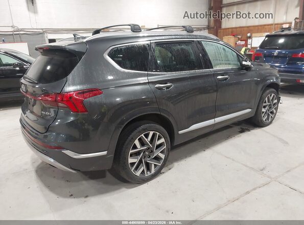 5NMS5DAL4PH578610 2023 HYUNDAI SANTA FE CALLIGRAPHY Gray Trasero derecho