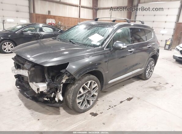 5NMS5DAL4PH578610 2023 HYUNDAI SANTA FE CALLIGRAPHY Gray Vista tres cuartos delantera izquierda