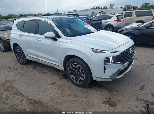 5NMS5DAL6MH321864 2021 HYUNDAI SANTA FE CALLIGRAPHY White Delantero derecho