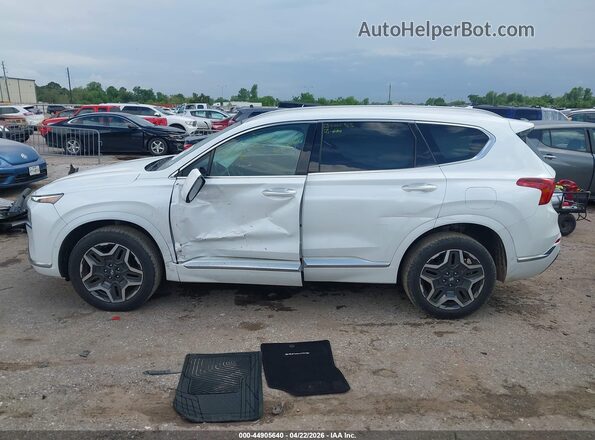 5NMS5DAL6MH321864 2021 HYUNDAI SANTA FE CALLIGRAPHY White Vista interior de 360 grados