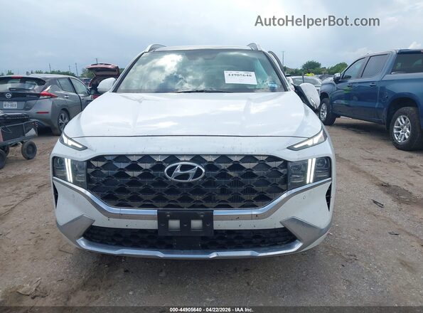 5NMS5DAL6MH321864 2021 HYUNDAI SANTA FE CALLIGRAPHY White Vista del cuadro de instrumentos