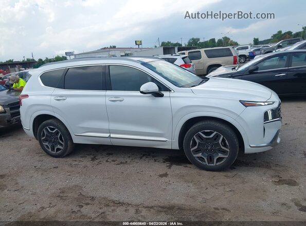5NMS5DAL6MH321864 2021 HYUNDAI SANTA FE CALLIGRAPHY White Vista interior trasera