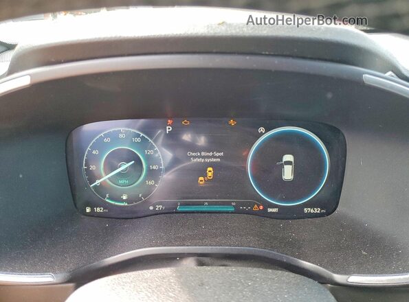 5NMS5DAL8MH355675 2021 HYUNDAI SANTA FE CALLIGRAPHY Gray Vista del cuadro de instrumentos