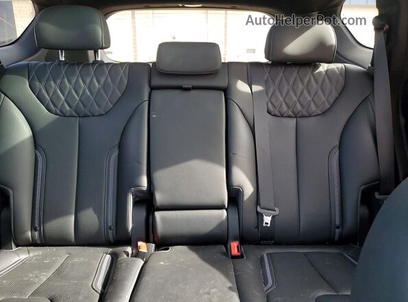 5NMS5DAL8MH355675 2021 HYUNDAI SANTA FE CALLIGRAPHY Gray Vista de los asientos traseros