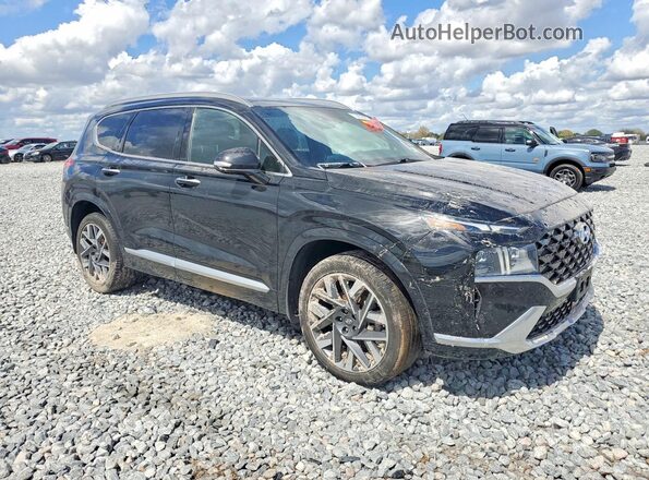 5NMS5DALXNH440728 2022 HYUNDAI SANTA FE CALLIGRAPHY Black Передня права чверть
