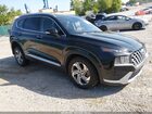 2021 Hyundai Santa Fe Sel Черный vin: 5NMS6DAJ8MH360970