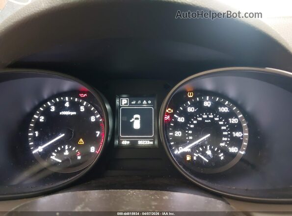 5NMZUDLB9HH030674 2017 HYUNDAI SANTA FE SPORT Dark Blue Widok tylnych siedzeń