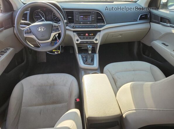 5NPD74LF0HH200413 2017 HYUNDAI ELANTRA White Vista del salpicadero