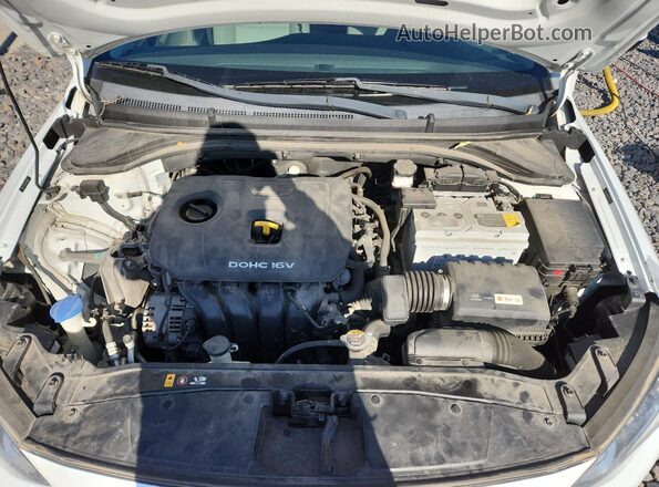 5NPD74LF0HH200413 2017 HYUNDAI ELANTRA White Vista interior trasera