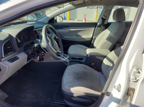 5NPD74LF0HH200413 2017 HYUNDAI ELANTRA White Vista interior delantera