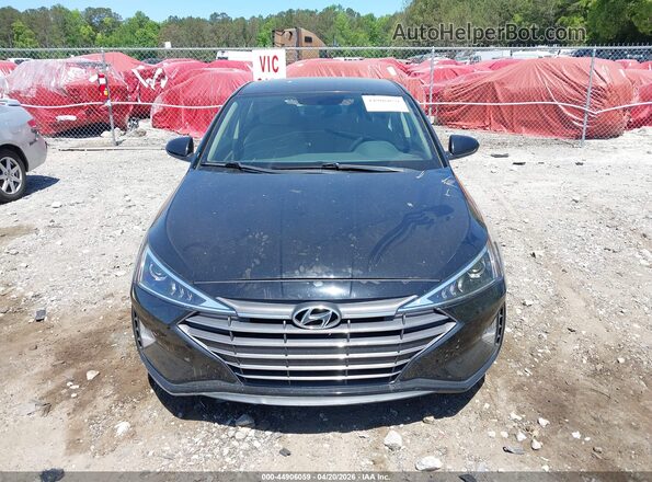 5NPD74LF0KH475755 2019 HYUNDAI ELANTRA Черный Вид щитка приборов