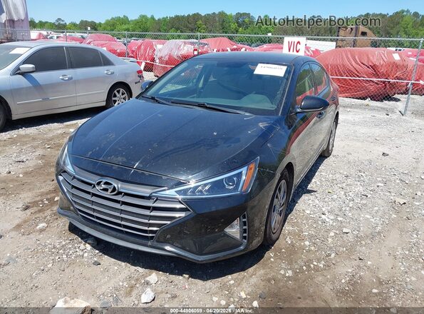 5NPD74LF0KH475755 2019 HYUNDAI ELANTRA Черный Вид спереди