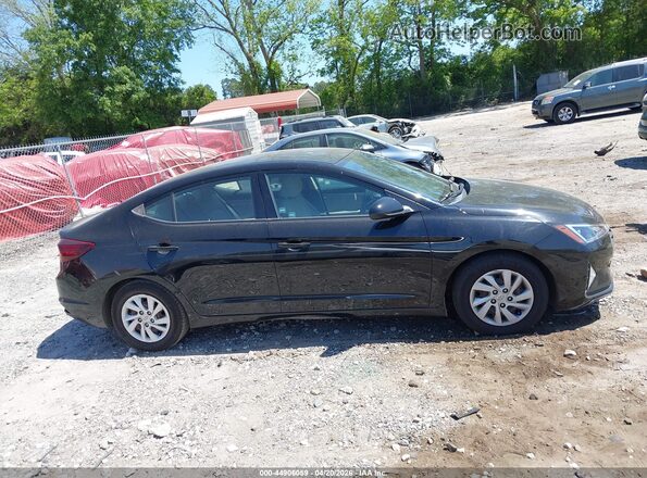 5NPD74LF0KH475755 2019 HYUNDAI ELANTRA Черный Вид задней части салона