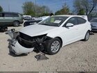 2019 Hyundai Elantra Se White vin: 5NPD74LF1KH405388