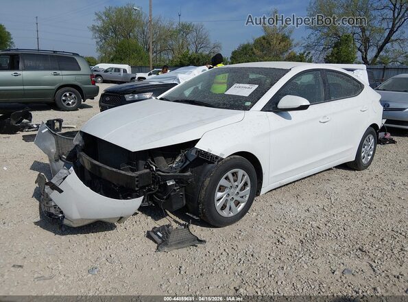 5NPD74LF1KH405388 2019 HYUNDAI ELANTRA White Front left