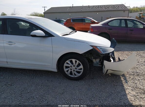 5NPD74LF1KH405388 2019 HYUNDAI ELANTRA White 