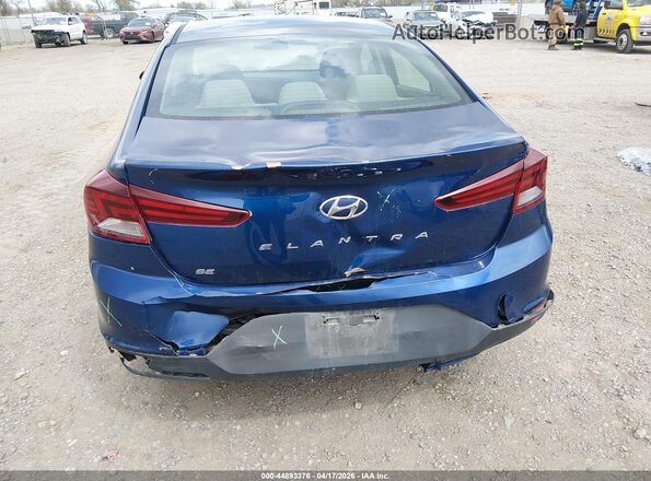 5NPD74LF1KH433305 2019 HYUNDAI ELANTRA Синий Вид спереди