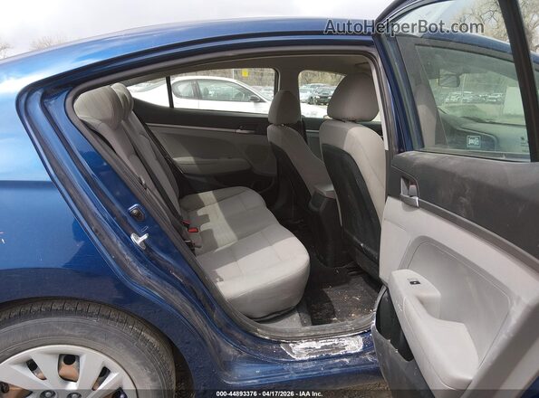 5NPD74LF1KH433305 2019 HYUNDAI ELANTRA Синий Вид наклейки с VIN-кодом