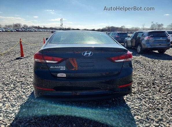 5NPD74LF2JH355308 2018 HYUNDAI ELANTRA Black Widok z tyłu