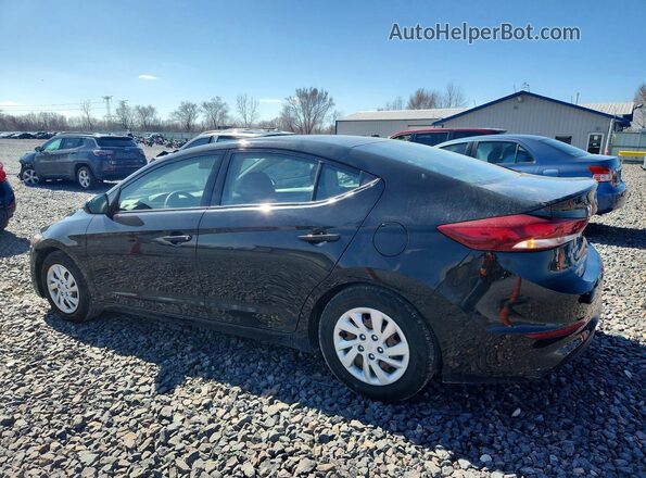 5NPD74LF2JH355308 2018 HYUNDAI ELANTRA Black Tył lewy