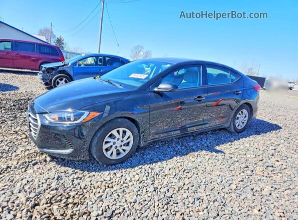 5NPD74LF2JH355308 2018 HYUNDAI ELANTRA Black Przód lewy