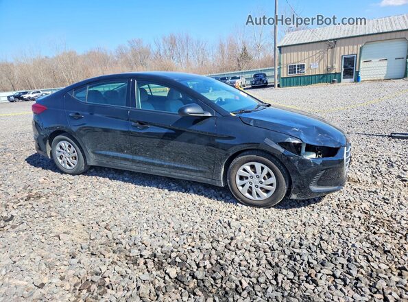 5NPD74LF2JH355308 2018 HYUNDAI ELANTRA Black Przód prawy