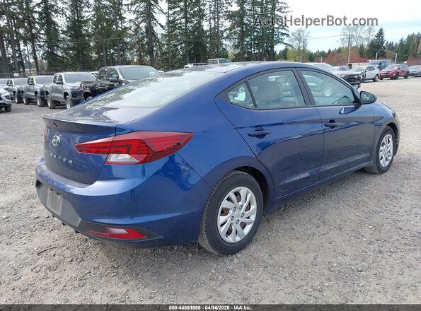 5NPD74LF2KH487454 2019 HYUNDAI ELANTRA  Задняя правая четверть