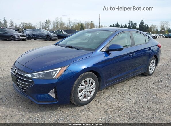 5NPD74LF2KH487454 2019 HYUNDAI ELANTRA  Передняя левая четверть