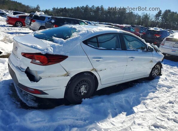 5NPD74LF2KH488930 2019 HYUNDAI ELANTRA White Trasero derecho