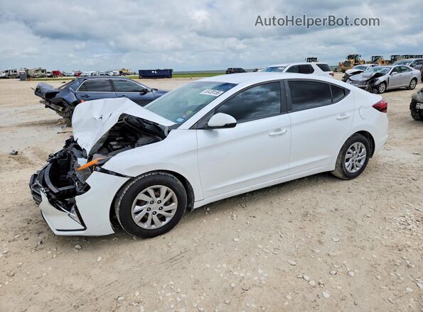 5NPD74LF2KH495733 2019 HYUNDAI ELANTRA Белый Передняя левая четверть