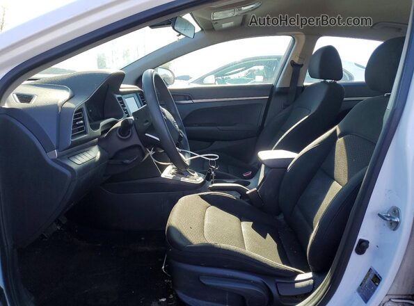 5NPD74LF2LH547640 2020 HYUNDAI ELANTRA White Widok wnętrza z przodu