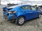 2017 Hyundai Elantra Se Blue vin: 5NPD74LF3HH165348
