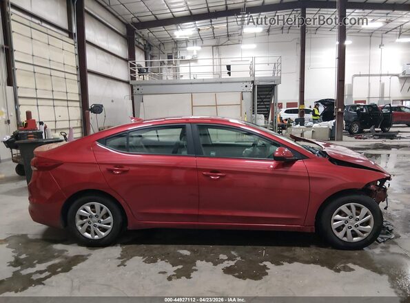 5NPD74LF3HH204522 2017 HYUNDAI ELANTRA Красный Панорамный вид салона 360°