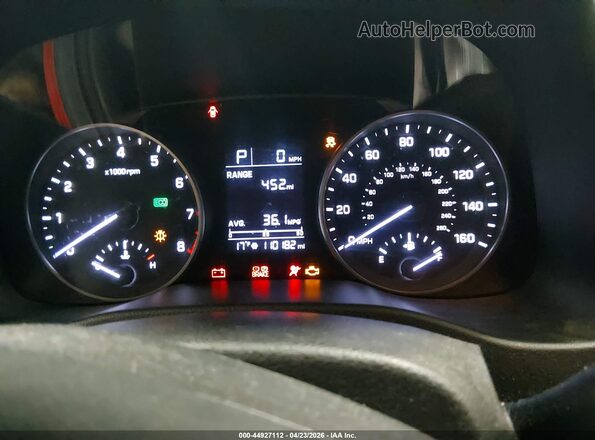 5NPD74LF3HH204522 2017 HYUNDAI ELANTRA Красный Вид задних сидений