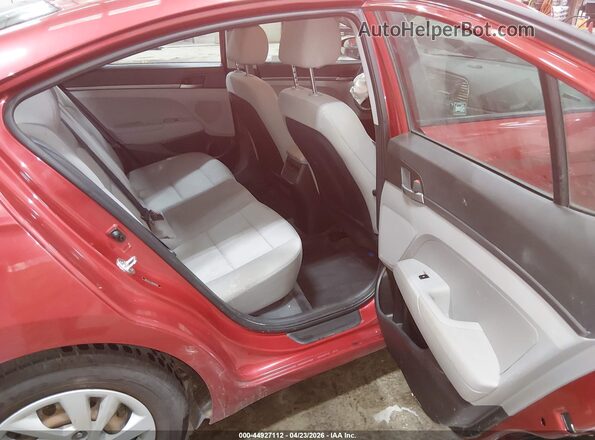 5NPD74LF3HH204522 2017 HYUNDAI ELANTRA Красный Вид наклейки с VIN-кодом
