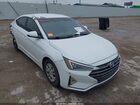 2019 Hyundai Elantra Se White vin: 5NPD74LF3KH442507