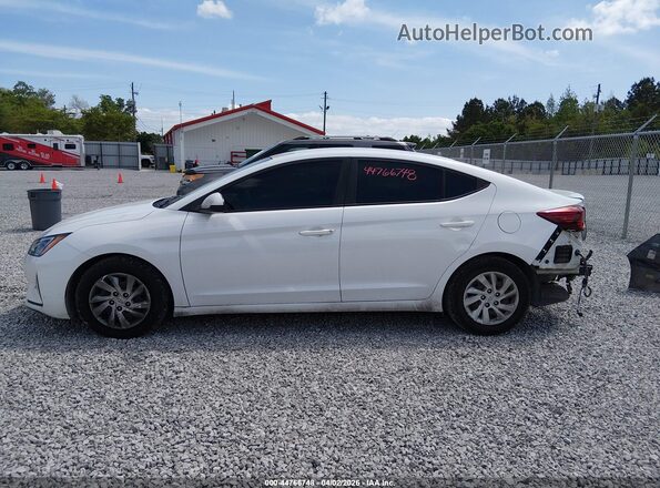 5NPD74LF3LH499243 2020 HYUNDAI ELANTRA Белый Панорамный вид салона 360°