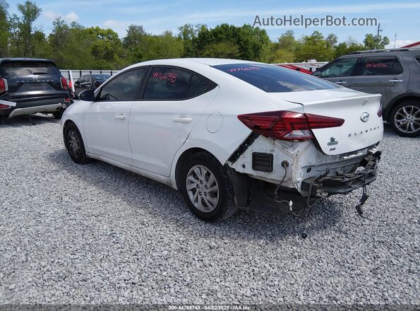 5NPD74LF3LH499243 2020 HYUNDAI ELANTRA Белый Задняя левая четверть