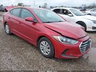 2017 Hyundai Elantra Se Red vin: 5NPD74LF4HH077960