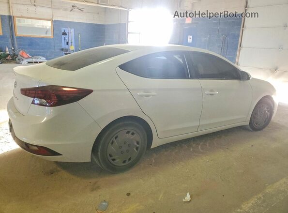 5NPD74LF4KH481493 2019 HYUNDAI ELANTRA Белый Задняя правая четверть