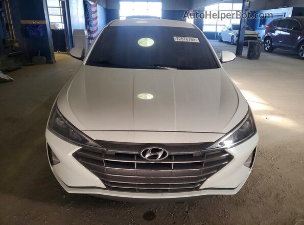 5NPD74LF4KH481493 2019 HYUNDAI ELANTRA Белый Вид спереди